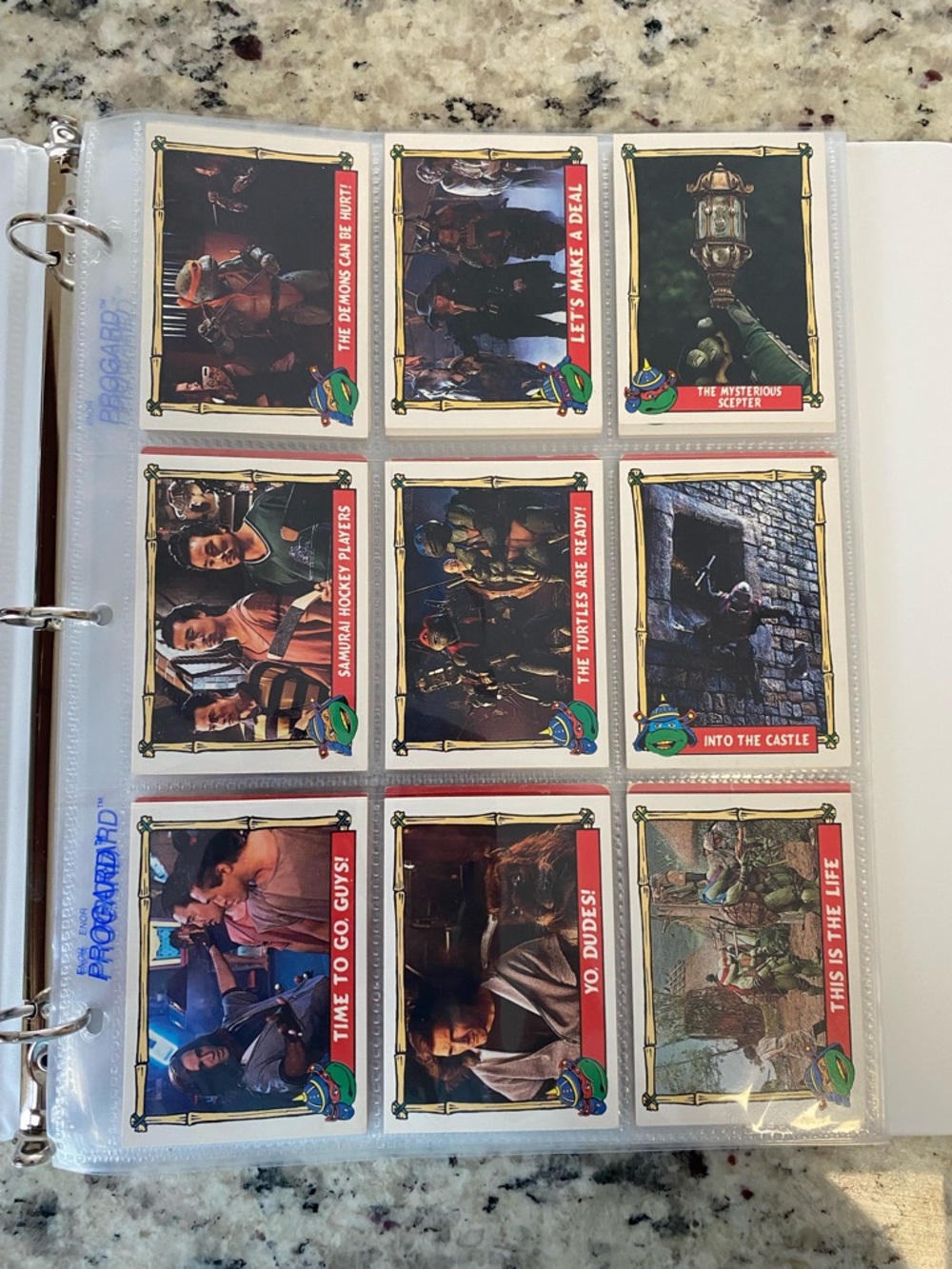 1990’s Teenage Mutant Ninja Turtles Cards and stickers (53 in Total)